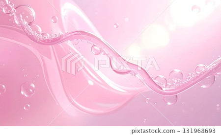 Pink abstract wave texture 131968693