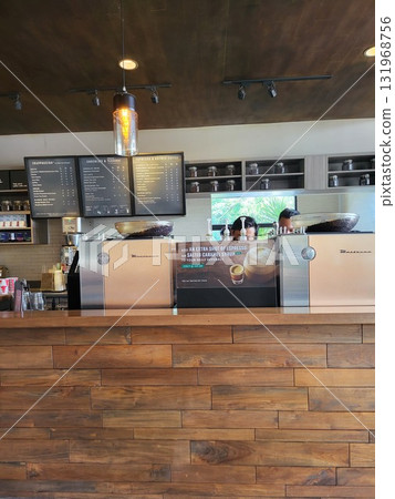 This is counter display at caffe 131968756