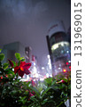Flowers blooming in rainy Ginza 131969015