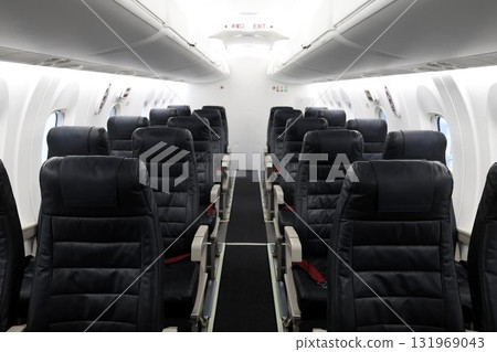 Inside a small passenger plane Inside a small passenger plane 131969043