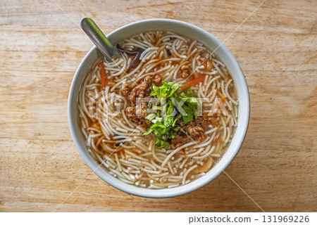 Rice noodle thick soup  131969226