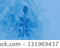 Pale rose silhouette background - elegant and refined floral design material 131969437
