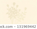Pale rose silhouette background - elegant and refined floral design material 131969442