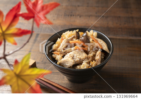 罐裝鮭魚蘑菇飯 131969664