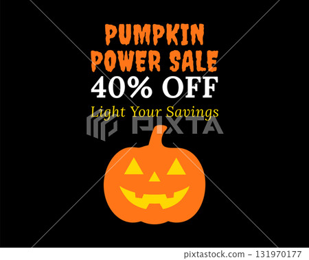 Pumpkin power halloween sale forty percent off 131970177