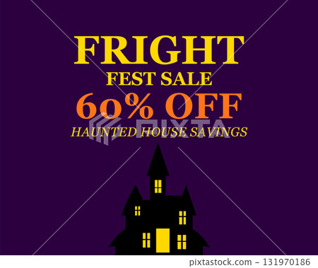 Fright fest halloween haunted house spooky sale 131970186
