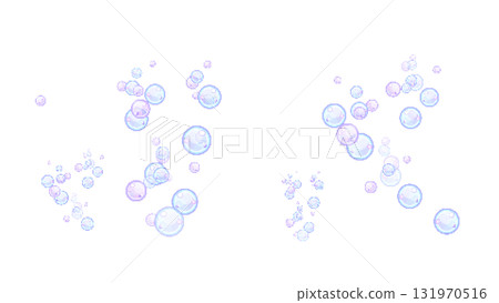 8位復古遊戲風格紫色和淺藍色可愛泡泡插畫背景透明 131970516