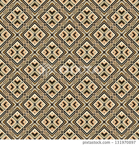 vector seamless pattern. modern stylish abstract texture. repeating geometric tiles. contemporary design 131970897