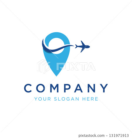 Summer travel agency holiday airlines creative logo design.logo for business, airline ticket agents, holidays and companies. 131971913