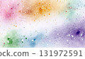 Abstract background illustration with pale watercolor splashes 131972591
