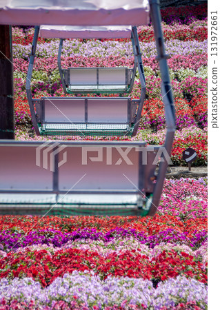 從茶臼山高原觀光纜車眺望的景色（愛知縣豐根村） 131972661