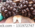 Nypa fruticans, nipa palm or mangrove palm fruit 131972747