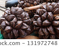 Nypa fruticans, nipa palm or mangrove palm fruit 131972748