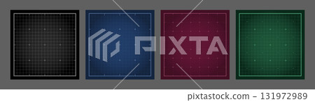 Blueprint black graph. Colorful Grid texture for engineering or mechanical layout drawing. Notebook pattern with empty space. Set of Vector Illustrations Blueprint black graph. Colorful Grid texture for engineering or mechanical layout drawing. Notebook pattern with empty space. Set of Vector Illustrations 131972989