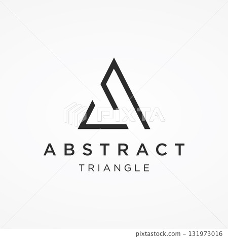 Modern and luxurious geometric triangle abstract template logo element.Logo for business, brand and company. Modern and luxurious geometric triangle abstract template logo element.Logo for business, brand and company. 131973016