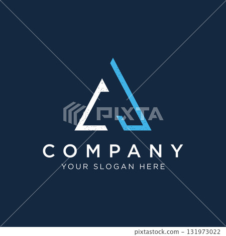 Modern and luxurious geometric triangle abstract template logo element.Logo for business, brand and company. Modern and luxurious geometric triangle abstract template logo element.Logo for business, brand and company. 131973022