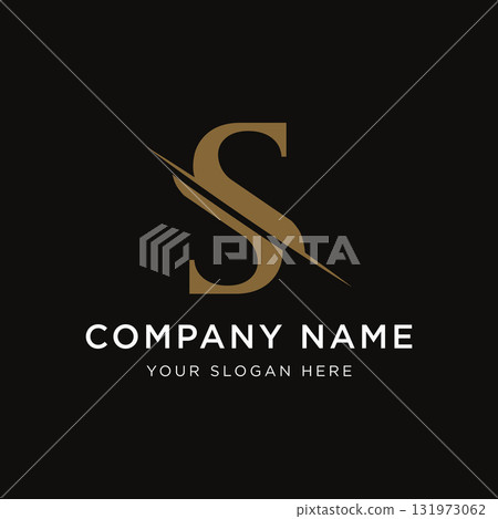 Initial letter element abstract template logo design with geometry. Modern, minimalist and luxury artistic symbol. Initial letter element abstract template logo design with geometry. Modern, minimalist and luxury artistic symbol. 131973062