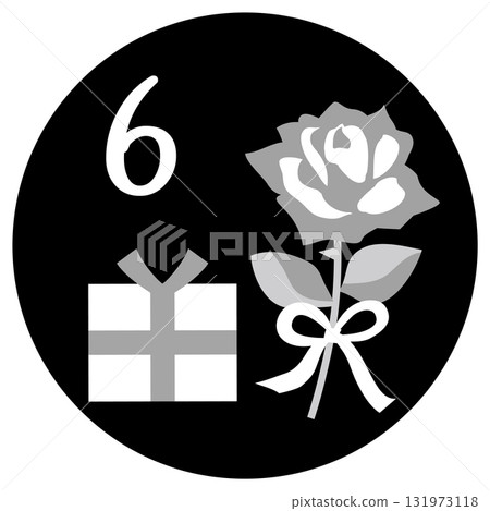 Calendar season illustration icon June 131973118