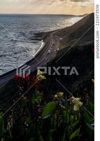 Omaezaki, Omaezaki City, Shizuoka Prefecture, Pacific Ocean scenery 131973938