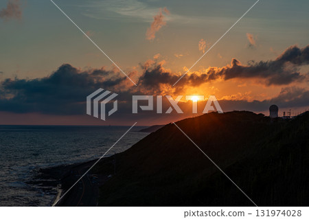 Omaezaki, Omaezaki City, Shizuoka Prefecture, Pacific Ocean scenery Omaezaki, Omaezaki City, Shizuoka Prefecture, Pacific Ocean scenery 131974028