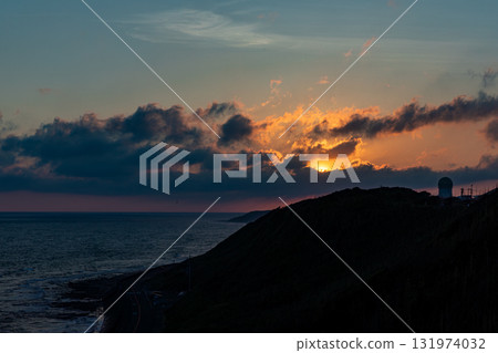 Omaezaki, Omaezaki City, Shizuoka Prefecture, Pacific Ocean scenery Omaezaki, Omaezaki City, Shizuoka Prefecture, Pacific Ocean scenery 131974032