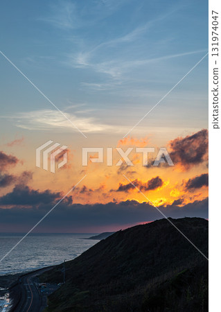 Omaezaki, Omaezaki City, Shizuoka Prefecture, Pacific Ocean scenery Omaezaki, Omaezaki City, Shizuoka Prefecture, Pacific Ocean scenery 131974047