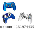 3 types of gamepad illustrations 131974435