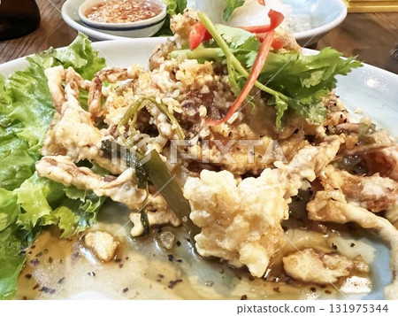 Delicious fried soft shell crab Delicious fried soft shell crab 131975344