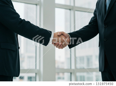 Business handshake - a symbol of trust and partnership 131975450