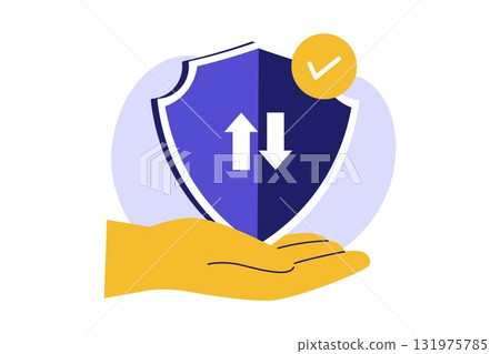 Illustration of Data Saver and Bandwidth Management 131975785