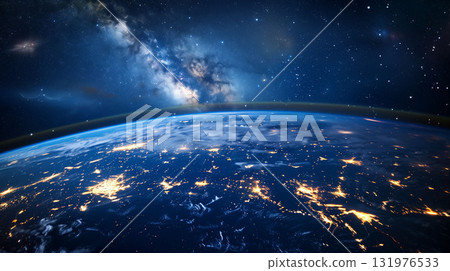 Realistic image background of the Earth seen from space 131976533