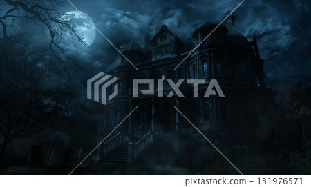 恐怖宅邸：傳說中德古拉居住的鬧鬼廢墟之夜 131976571