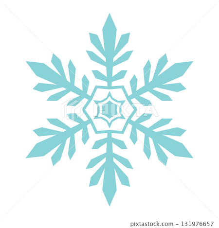 Snow crystal illustration Snow crystal illustration 131976657