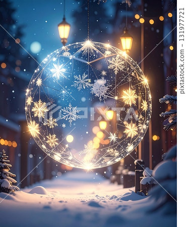 [AI-generated image] Christmas Silent Night scene 131977721
