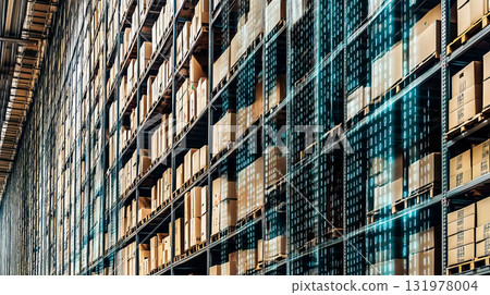 Warehouse management system using artificial intelligence and binary code 131978004