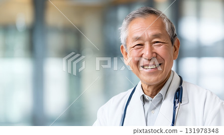 Senior male in white dress Senior male in white dress 131978348