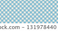 Cute blue vichy gingham pattern. Classic Scottish check plaid for fabric, wrapping paper, cards, and banners. 131978440