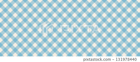 Cute blue vichy gingham pattern. Classic Scottish check plaid for fabric, wrapping paper, cards, and banners. Cute blue vichy gingham pattern. Classic Scottish check plaid for fabric, wrapping paper, cards, and banners. 131978440