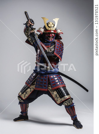 日本武士，身穿盔甲的戰士 131978521