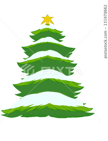 從下方看到的一棵簡單的聖誕樹 從下方看到的一棵簡單的聖誕樹 131978662