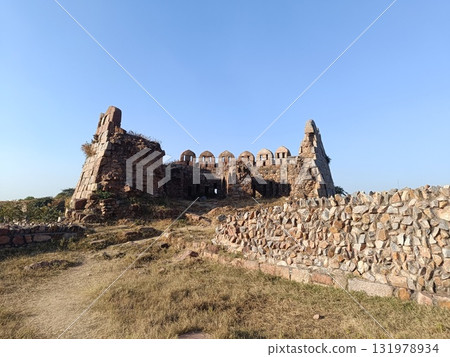 Delhi , India - Tughlakabad Fort Delhi , A picture of Tughlakabad Fort in Delhi dec 10 2024 131978934