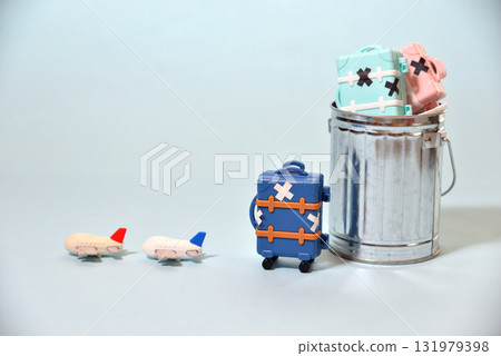 被丟棄的手提袋的圖片（垃圾問題） 131979398