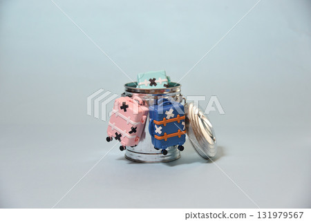 Image of a discarded carry bag (garbage problem) Image of a discarded carry bag (garbage problem) 131979567