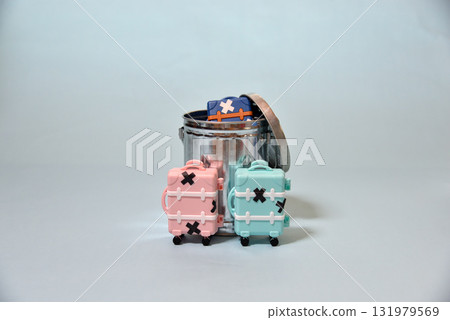 Image of a discarded carry bag (garbage problem) 131979569