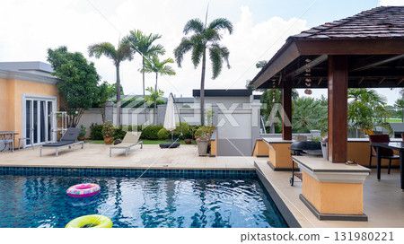 Southeast Asian Pool Villas 131980221
