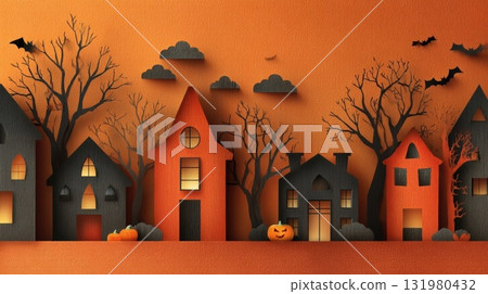 Halloween Paper Crafts 131980432