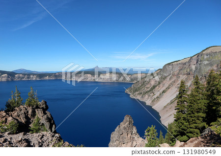 俄勒岡州南部火山口湖國家公園的火山口湖 131980549