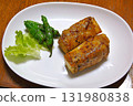 Homemade tofu wrapped in meat 131980838