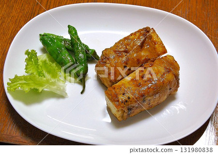 Homemade tofu wrapped in meat Homemade tofu wrapped in meat 131980838