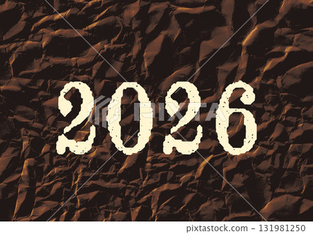 2026 年復古皺紋紙紋理 131981250